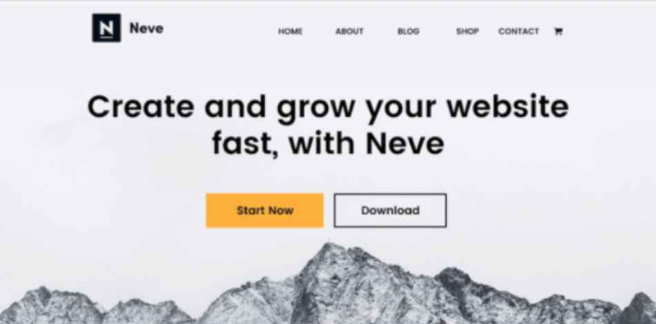 Neve fastest WooCommerce theme