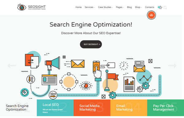 Seosight Digital Marketing Agency WordPress Theme