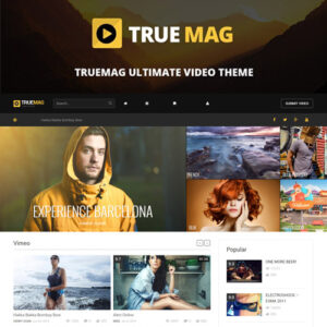 True Mag video WordPress theme