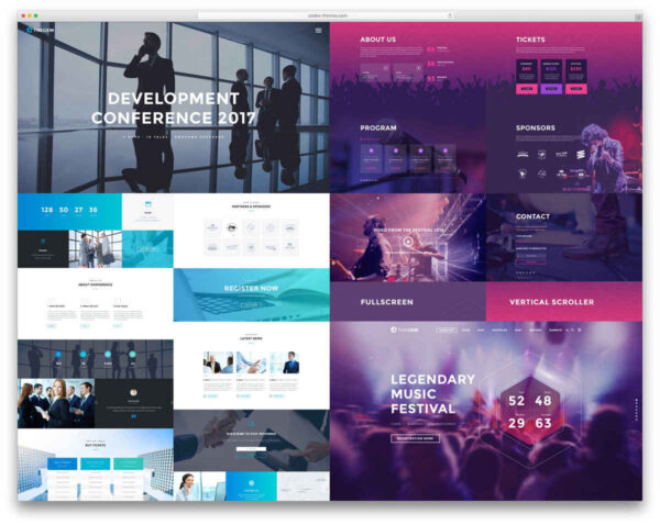 Themify event wordpress theme