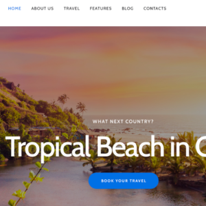 Travesia travel WordPress theme