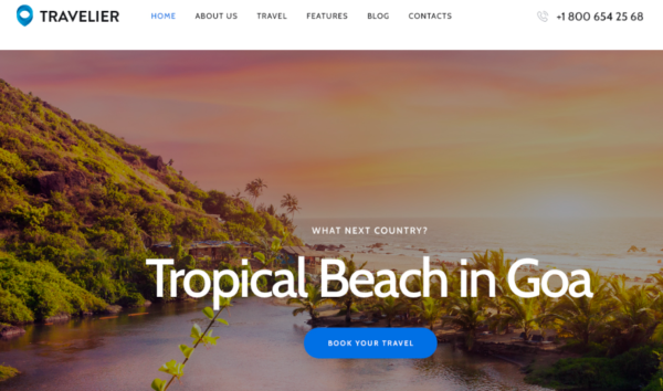 Travesia travel WordPress theme