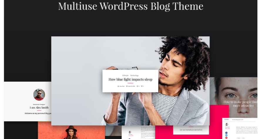 Anemos WordPress blog theme