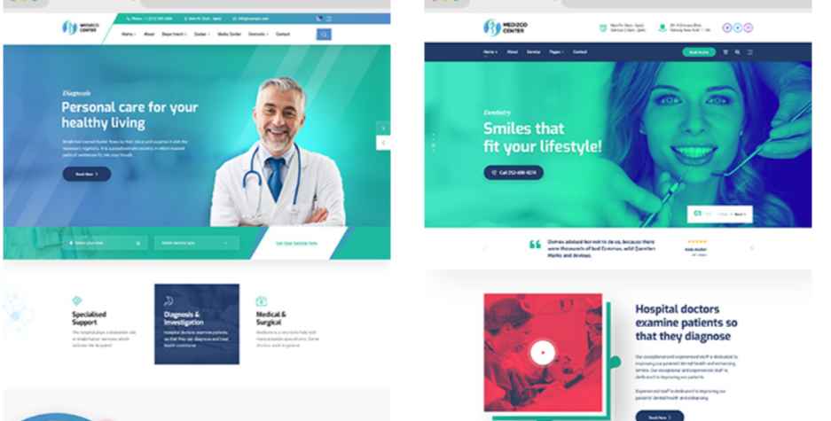 Medizco doctor WordPress theme