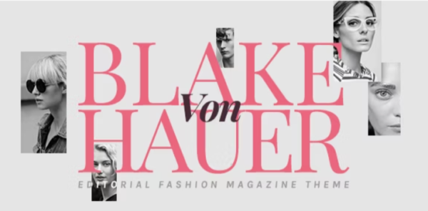 Blake von hauer Fashion WordPress theme