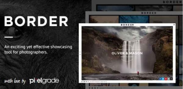 Border photography wordpress theme