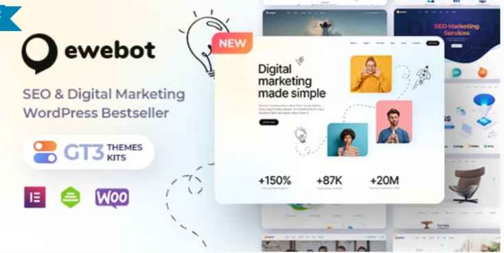 Ewebot SEO WordPress theme