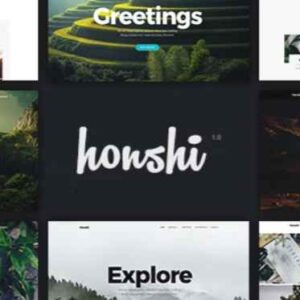 Honshi WordPress portfolio theme