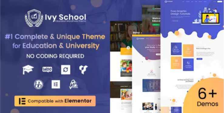 IvyPrep WordPress education theme