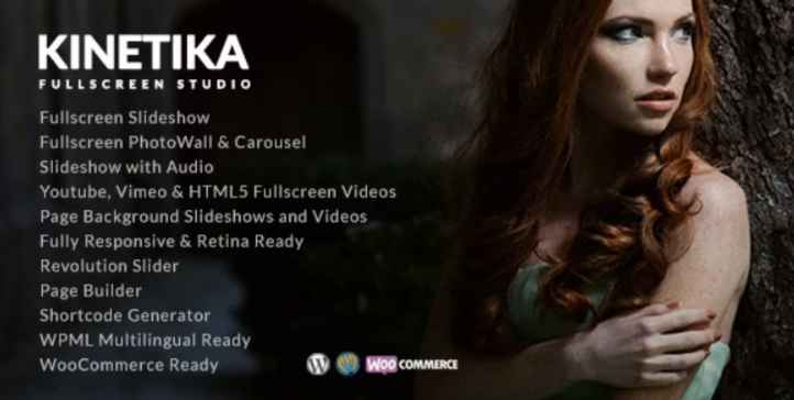 Kinetika photography website template