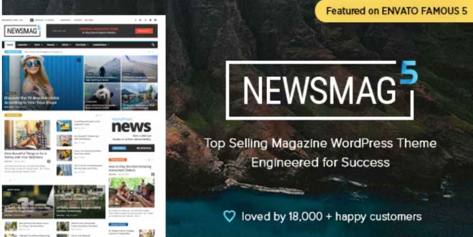 Newsmag Newspaper WordPress theme