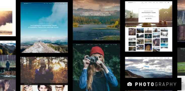 Photography website template