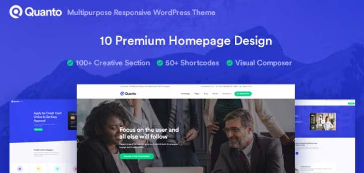 Quanto WordPress theme for business