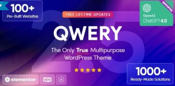 Qwery WordPress Theme for Business