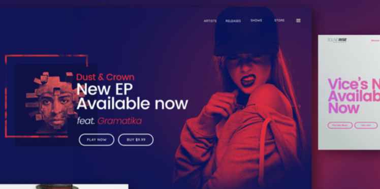 SoundRise Music WordPress Theme