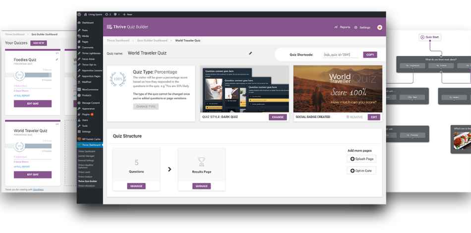 Thrive quiz builder WordPress quiz plugin