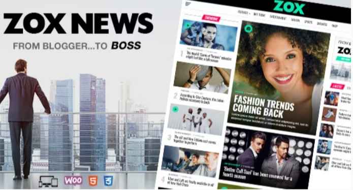 Zox News newspaper WordPress theme