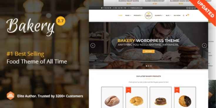 Bakery WordPress theme