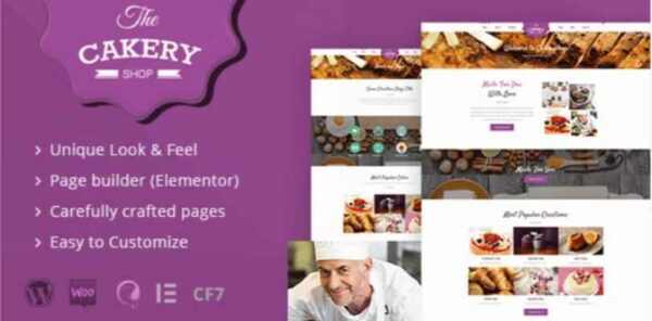 Cakeryshop bakery WordPress theme