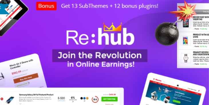 REHub multi vendor WordPress theme