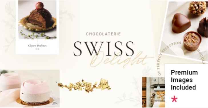 Swiss Delight bakery WordPress theme