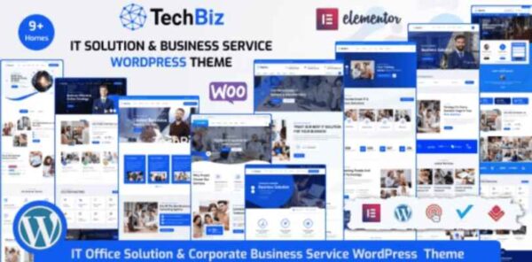 TechBiz IT solution WordPress theme