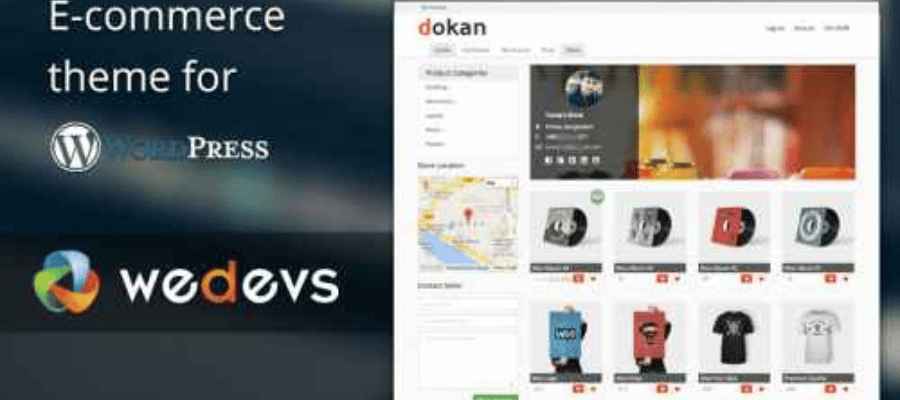 Dokan multi vendor WordPress theme