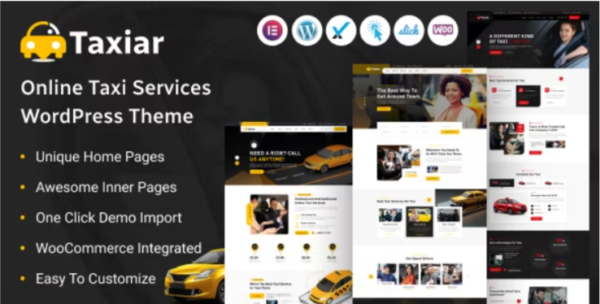 Taxiar - Online Taxi Service Wordpress Theme