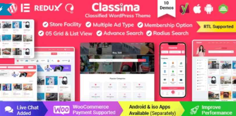 Classima WordPress Listing Theme