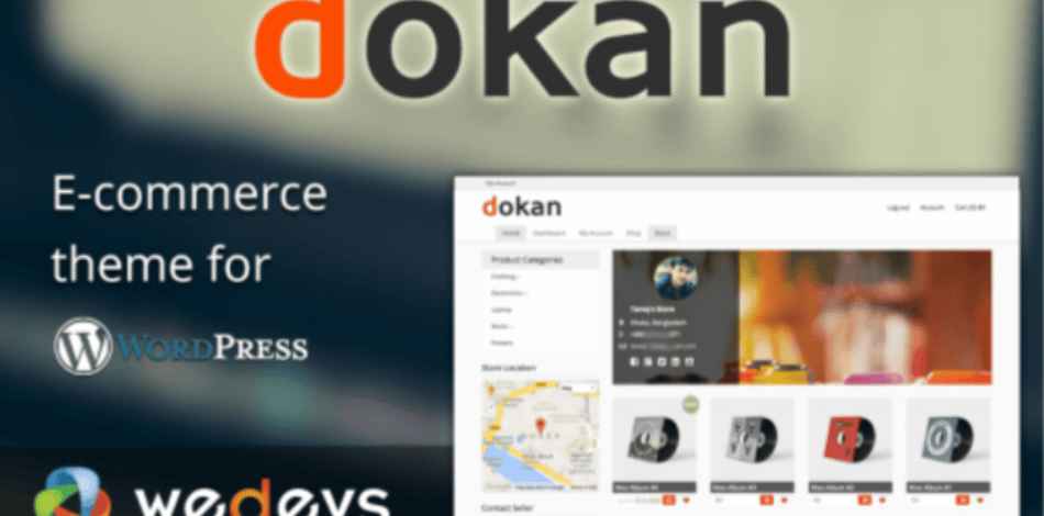 Dokan WordPress shop theme