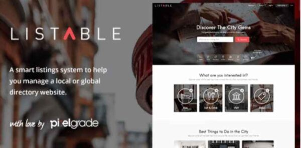 Listable wordpress directory and listing theme