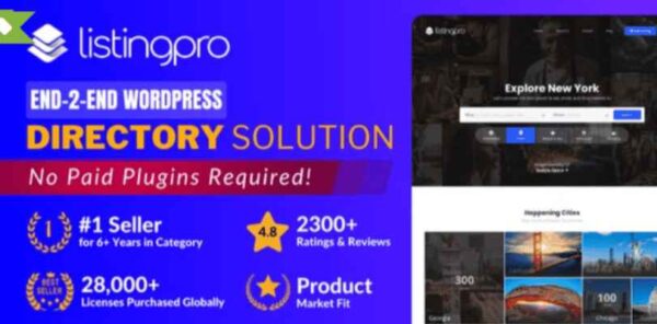 Listingpro wordpress listing theme