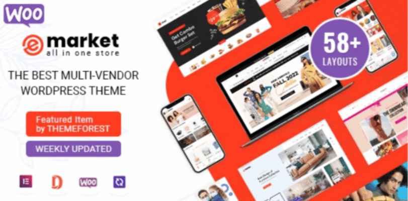 eMarket marketplace WordPress theme