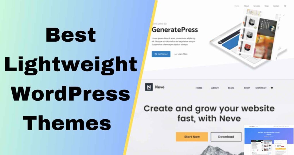 Top lightweight WordPress themes