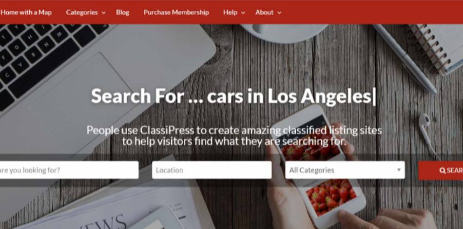 ClassiPress classified ads WordPress theme