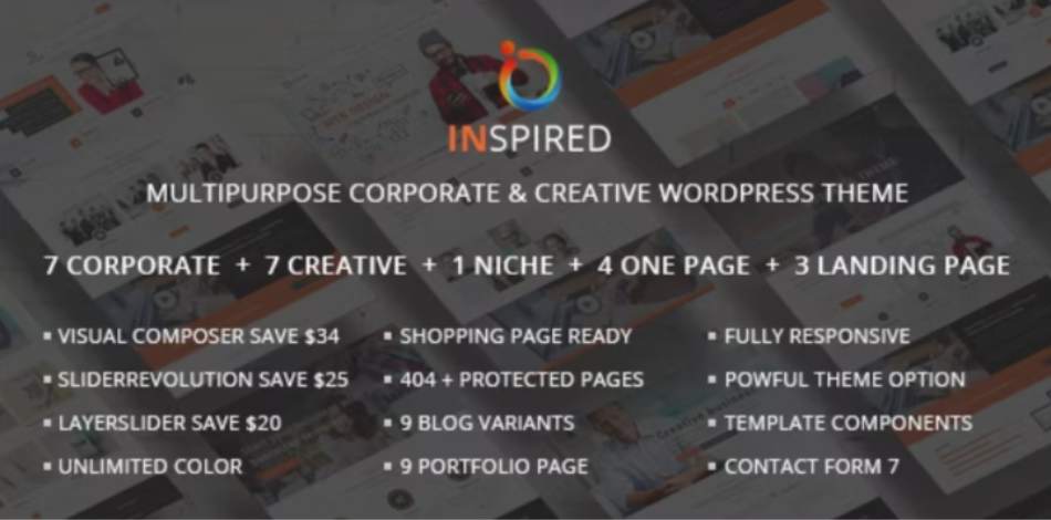 Inspired WordPress Bootstrap Theme