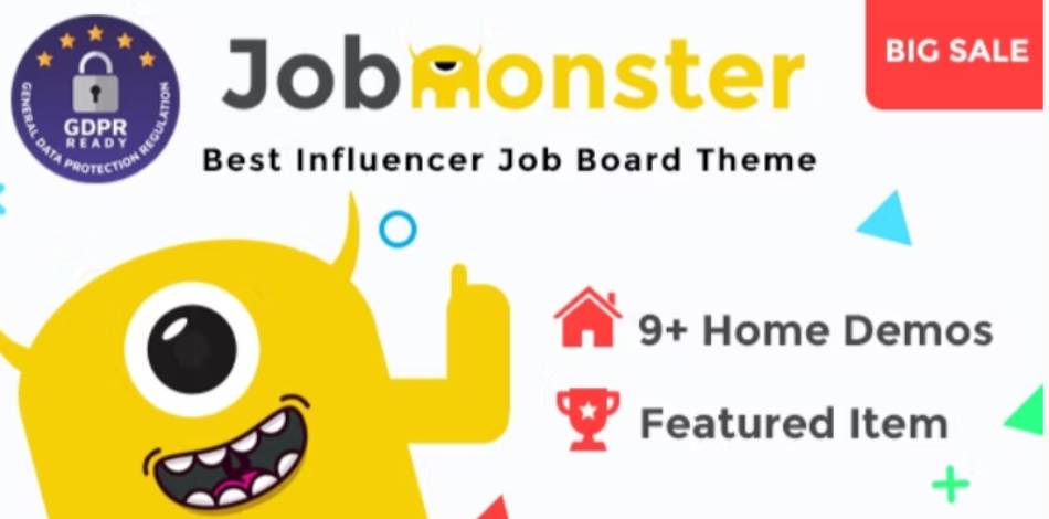 Jobmonster job portal WordPress theme