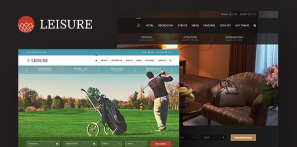 Leisure Hotel WordPress Theme