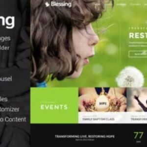 Blessing Responsive WordPress Theme for Church Websites