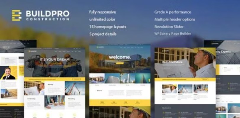 BuildPro – Business, Building & Construction WordPress Theme