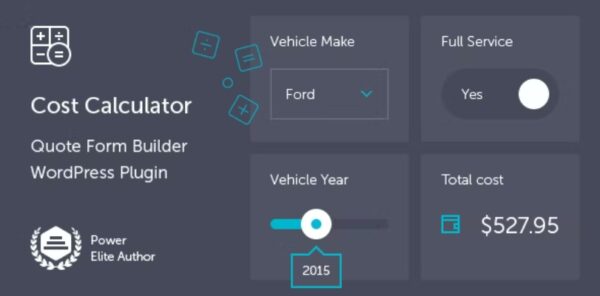 Cost Calculator WP plugin