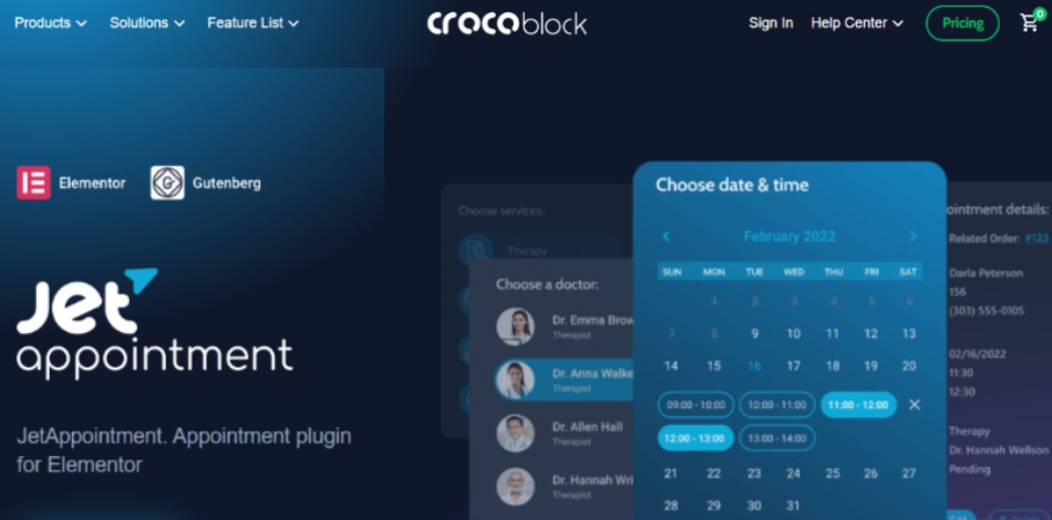 Crocoblock WordPress Booking Plugin