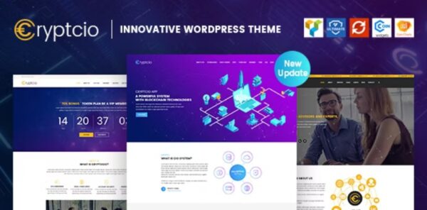 Cryptcio – Innovative WordPress Theme