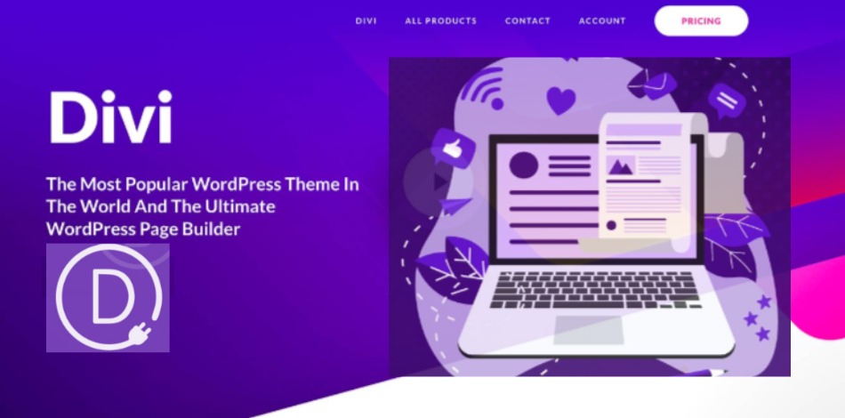 Divi page builder for WordPress