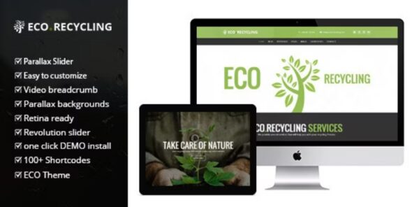 Eco Recycling – Ecology & Nature WordPress Theme