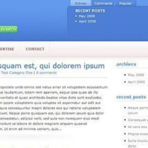 Elegant Themes BlueSky for blog