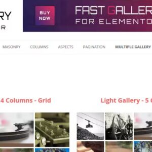 Fast Gallery for Elementor plugin