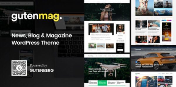 GutenMag – Gutenberg WordPress Theme for Magazine