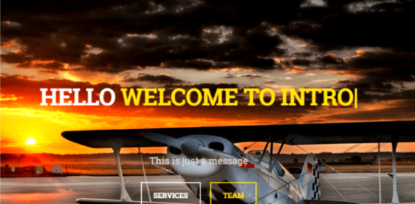 Intro WordPress Theme