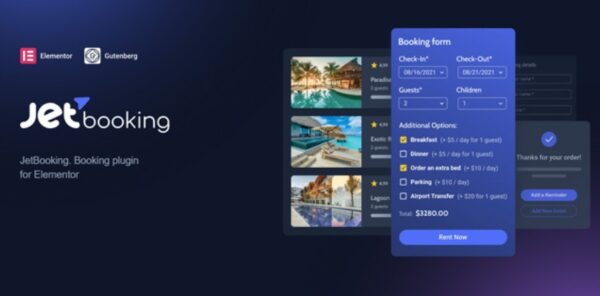 JetBooking For Elementor WP Plugin